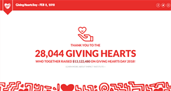 Desktop Screenshot of givingheartsday.org