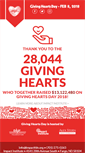 Mobile Screenshot of givingheartsday.org